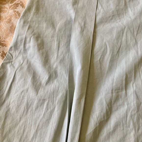 Loro Piana Green Cotton A Line Skirt - Picture 8 of 12